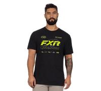 T-Shirt FXR Race Division Premium Noir/HivisL Noir,Hivis