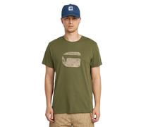 T-shirt G-Star Finger Print Burger Vert M