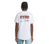 G-Star RAW T-shirt Lash Back Graphic Blanc S