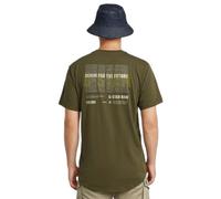 G-star Lash Back Gr Short Sleeve T-shirt Vert L Homme