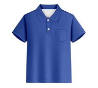 T-Shirt Galaxie Garçon Manches Courtes Motif Planète, Haut Confortable pour Petit Astronaute, Coton Noir/G