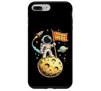 T-Shirt Galaxy Moon Spaces Science Geeks I'm Now Here Coque pour iPhone 7 Plus/8 Plus