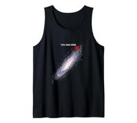 T-Shirt Galaxy True Science Geeks Vous êtes Ici Débardeur