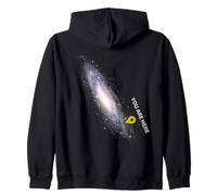 T-Shirt Galaxy True Science Geeks Vous êtes Ici Sweat à Capuche