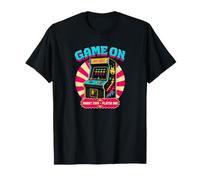 T-Shirt Game on Retro Arcade Cabinet Insert Coin Gamer T-Shirt