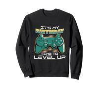 T-Shirt Gamer Birthday Time to Level Up Controller Sweatshirt