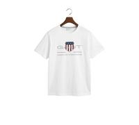GANT T-shirt Archive Shield Regular Fit Manches courtes Blanc XL Homme