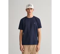 GANT REG SS Shirt À Manches Courtes Shield Regular, Evening Blue, 3XL Homme