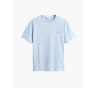 GANT T-shirt Reg Shield Ss – Regular Fit, manches courtes – Bleu clair XXL