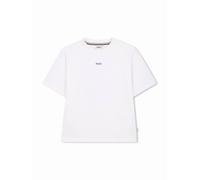 T-shirt Garçon À Manches Courtes Blanc 4A