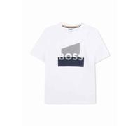 T-shirt Garçon À Manches Courtes Blanc 5A