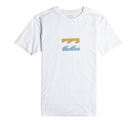 T-Shirt Garçon - BILLABONG - Blanc - Manches courtes - Coton - Sérigraphie graphique 8 ans