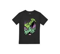 T-shirt garçon coton - Marvel Hulk gamma smash noir 3/4A