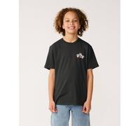T-shirt Garçon Hazed & Tubed Noir Délavé 8A