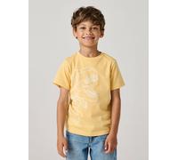 T-shirt garçon imprimé ocre 14A