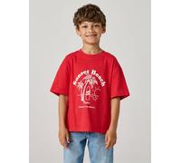 T-shirt garçon imprimé rouge 10A