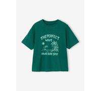T-shirt garçon imprimé vert anglais 8A