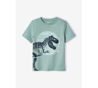 T-shirt garçon motif dinosaure géant menthe 10A