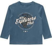 T-shirt garçon Name It Mvux à manches longues en coton crème 80