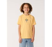 T-shirt Garçon New Cosmic Skull Orange 16A