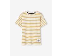 VERTBAUDET T-Shirt garçon rayé Manches Courtes rayé Jaune 2A