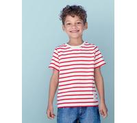 VERTBAUDET T-Shirt garçon rayé Manches Courtes rayé Rouge 2A