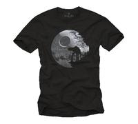 T-Shirt Geek Death Star avec ATAT Star Wars Noir Homme XL L