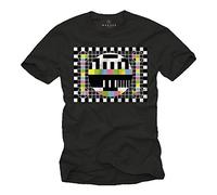 T-Shirt Geek Homme Image DE Test Humour Theory Noir M
