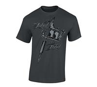 T-Shirt: Get Inked Or Die Naked/Tatouage/Tattoo/Tee-Shirt/Humour/Drôle/Unisex/Cadeau pour Un tatoueur ou Une tatoueuse (XL)