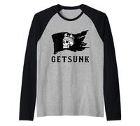 T-Shirt Get Sunk Pirates Sea Thieves Manche Raglan