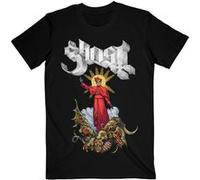T-shirt ghost ceremony & devotion unisexe noir taille m Noir G