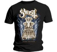 Ghost - T-Shirt # M Black Unisex # Dance Macabre [Import]