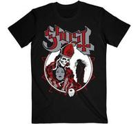 T-shirt ghost heres papa unisexe noir taille l Noir G