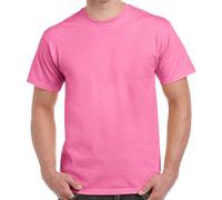 T-Shirt Gildan En Coton Épais À Manches Courtes Col Rond S - 5XL