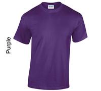 T-Shirt Gildan Pour Hommes En Coton Épais À Manches Courtes Paquet Multiple