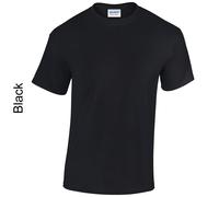 T-Shirt Gildan Pour Hommes En Coton Épais À Manches Courtes Paquet Multiple