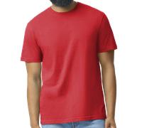 T-Shirt Gildan Softstyle CVC À Manches Courtes Col Rond S-4XL