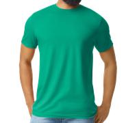 T-Shirt Gildan Softstyle CVC À Manches Courtes Col Rond S-4XL