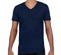 T-Shirt Gildan Softstyle En Coton À Manches Courtes Vee V-Neck Taille S - 3XL