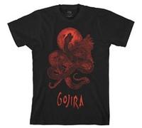 T-shirt gojira serpant moon unisexe noir taille xxl Noir G