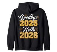 T-Shirt Goodbye 2025 Hello 2026 Nouvel an 26 Sweat à Capuche