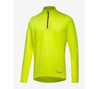 T-shirt GOREWEAR Everyday Mid Quarter Zip manche longue jaune fluo - L