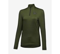 T-shirt GOREWEAR Everyday Thermo 1/4 Zip manche longue vert foncé femme - L