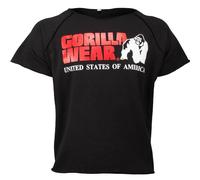 GORILLA WEAR Homme Top Classic Work Out T shirt, Noir, XL EU