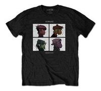 Gorillaz T Shirt Demon Days Band Logo Nouveau Officiel Homme Blanc Size M
