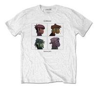 T-shirt gorillaz group circle rise unisexe noirue taille l Noir G