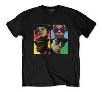T-shirt gorillaz humanz unisexe noir taille xxl Noir G