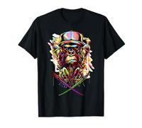 T-shirt Graffiti Gorilla Street Art Street Wear Street Art T-Shirt