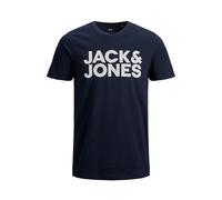 T-shirt grande taille Jack & Jones Corp Logo Bleu 5XL