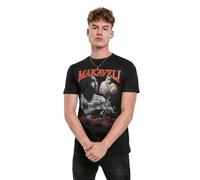 Mister Tee Tupac Makaveli Short Sleeve T-shirt Noir 4XL Homme